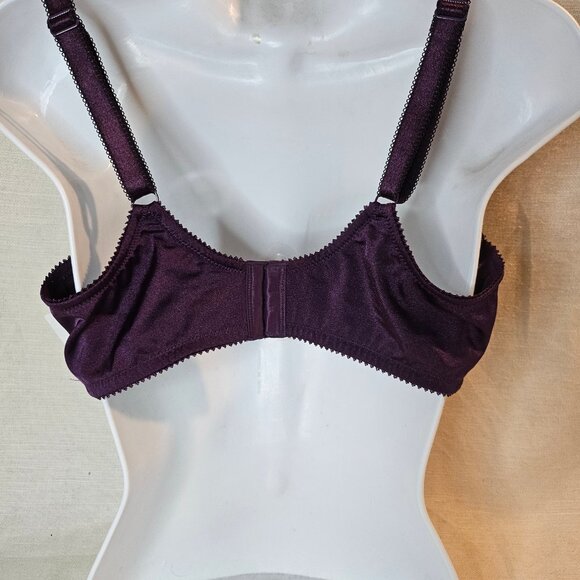 Additional Elle Purple & Black Lace Bra - Size 38C - Picture 5 of 6